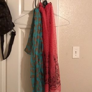 Mesh lace scarf
